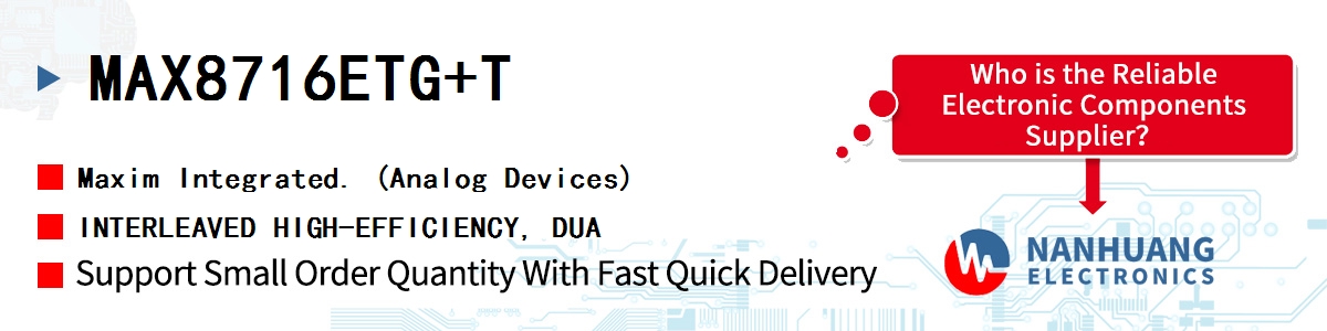 MAX8716ETG+T Maxim INTERLEAVED HIGH-EFFICIENCY, DUA