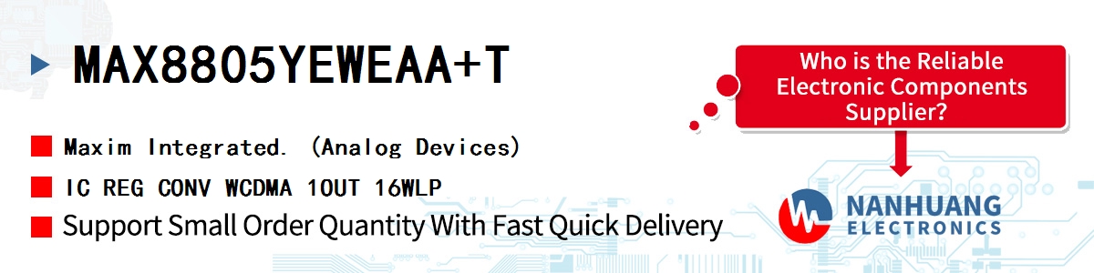 MAX8805YEWEAA+T Maxim IC REG CONV WCDMA 1OUT 16WLP