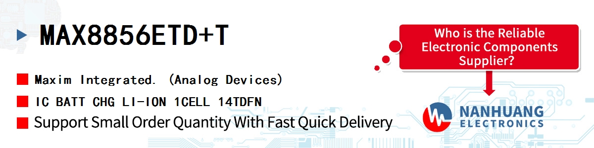 MAX8856ETD+T Maxim IC BATT CHG LI-ION 1CELL 14TDFN