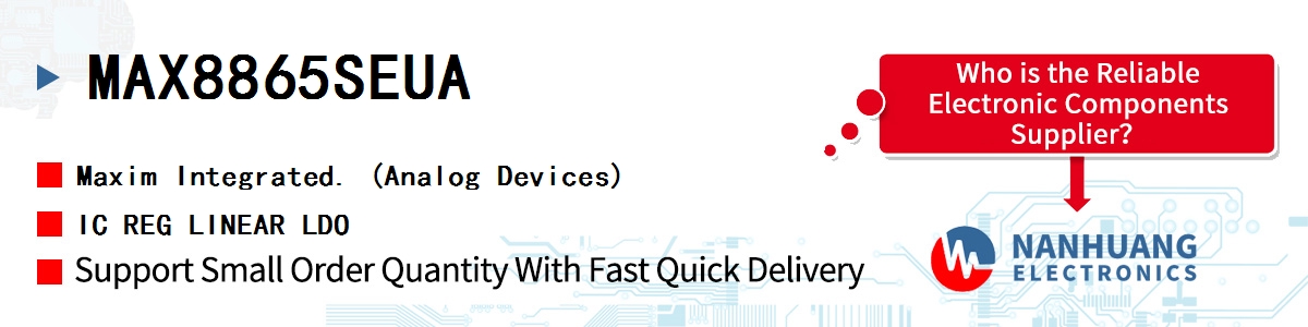 MAX8865SEUA Maxim IC REG LINEAR LDO