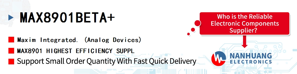 MAX8901BETA+ Maxim MAX8901 HIGHEST EFFICIENCY SUPPL