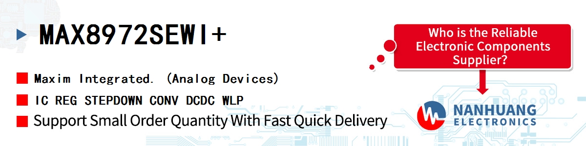 MAX8972SEWI+ Maxim IC REG STEPDOWN CONV DCDC WLP