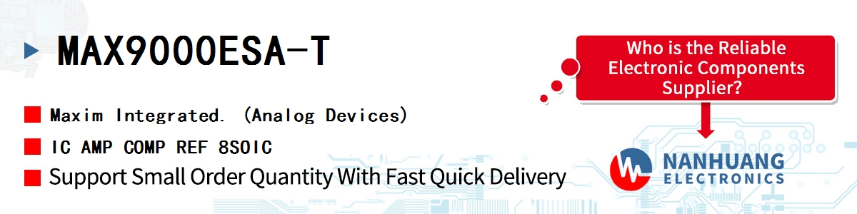 MAX9000ESA-T Maxim IC AMP COMP REF 8SOIC