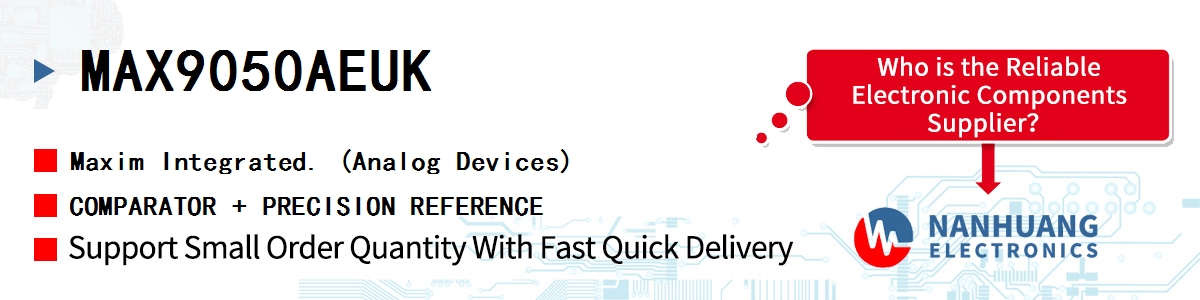 MAX9050AEUK Maxim COMPARATOR + PRECISION REFERENCE