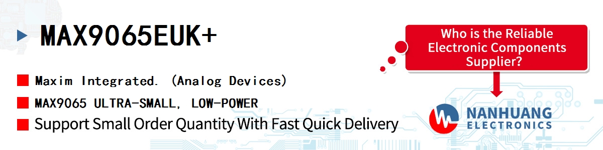 MAX9065EUK+ Maxim MAX9065 ULTRA-SMALL, LOW-POWER