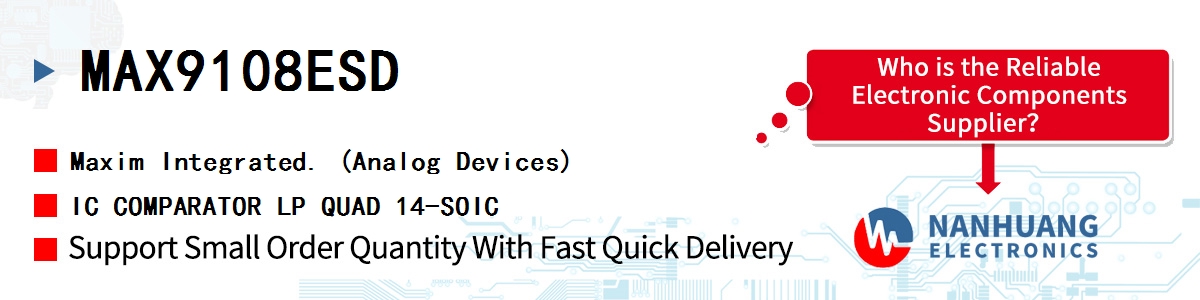 MAX9108ESD+ Maxim IC COMPAR LP QUAD 14-SOIC