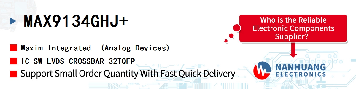 MAX9134GHJ+ Maxim IC SW LVDS CROSSBAR 32TQFP