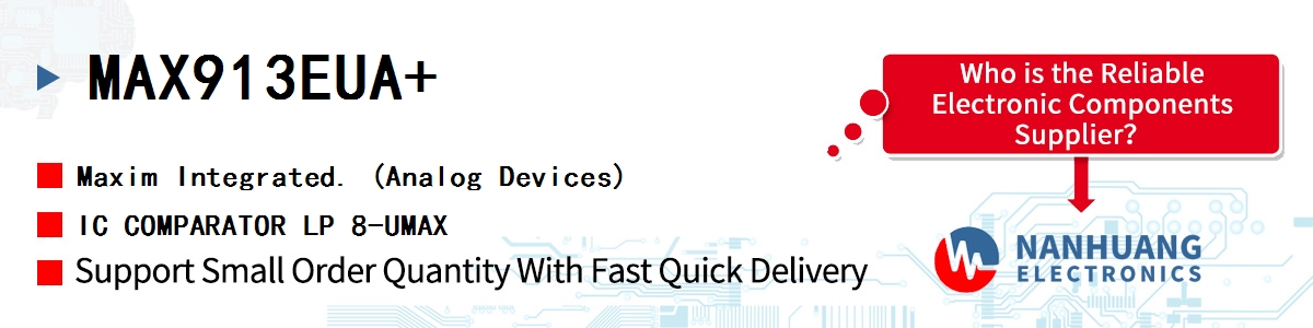 MAX913EUA Maxim IC COMPARATOR TTL HS LP 8-UMAX