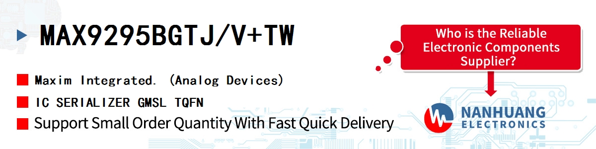 MAX9295BGTJ/V+TW Maxim IC SERIALIZER GMSL TQFN