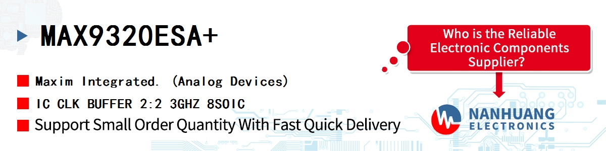 MAX9320ESA Maxim CLOCK AND DATA DRIVER