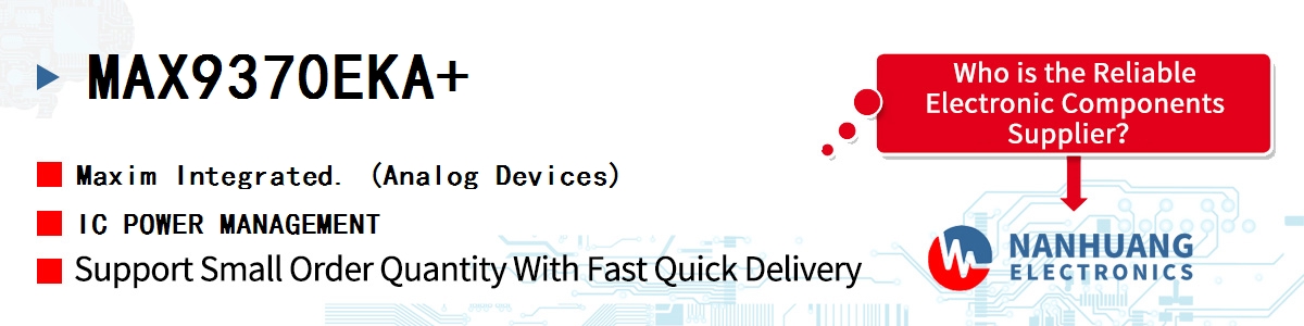 MAX9370EKA+ Maxim IC POWER MANAGEMENT