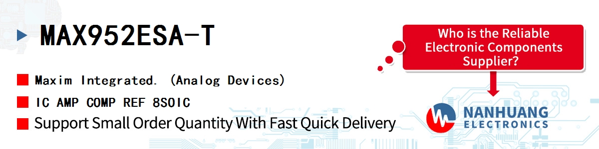 MAX952ESA-T Maxim IC AMP COMP REF 8SOIC