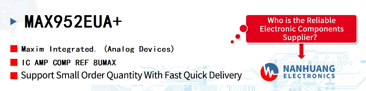 MAX952EUA+ Maxim IC AMP COMP REF 8UMAX
