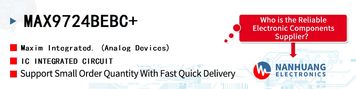 MAX9724BEBC+ Maxim IC INTEGRATED CIRCUIT