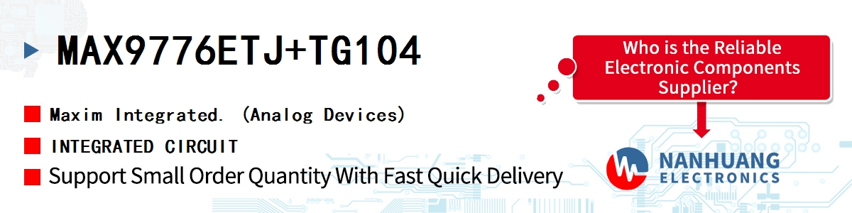 MAX9776ETJ+TG104 Maxim INTEGRATED CIRCUIT