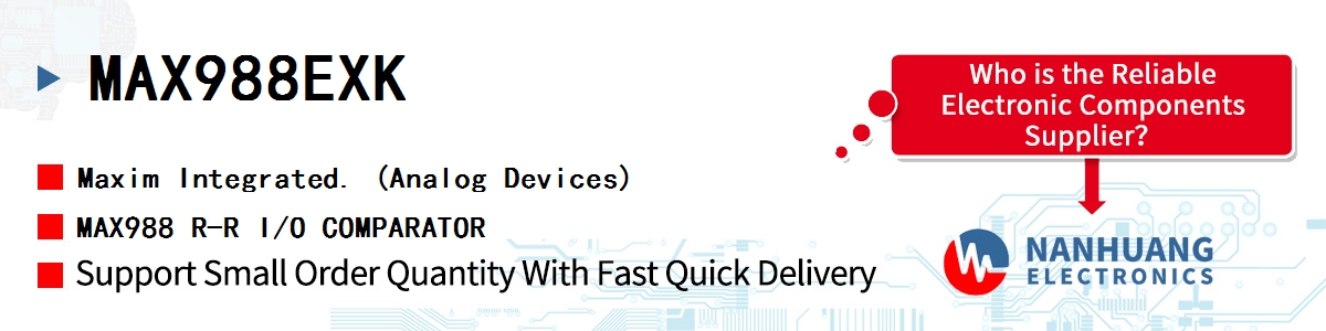 MAX988EXK Maxim MAX988 R-R I/O COMPARATOR