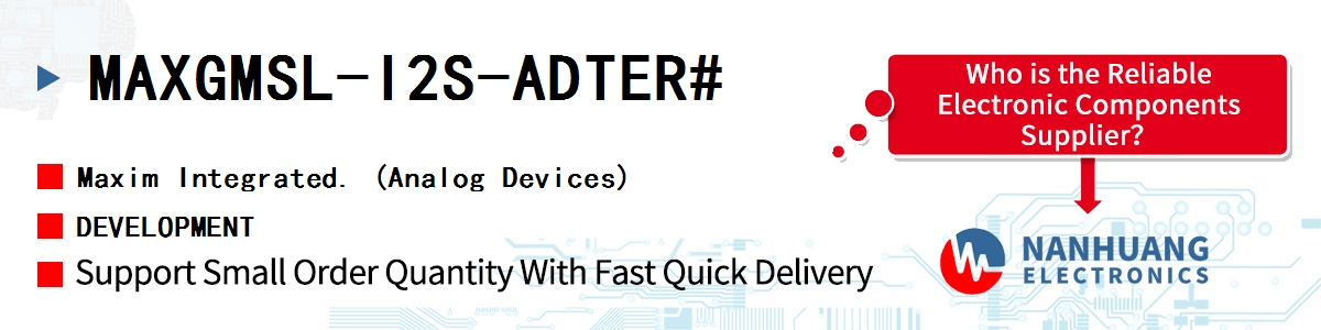MAXGMSL-I2S-ADTER# Maxim DEVELOPMENT