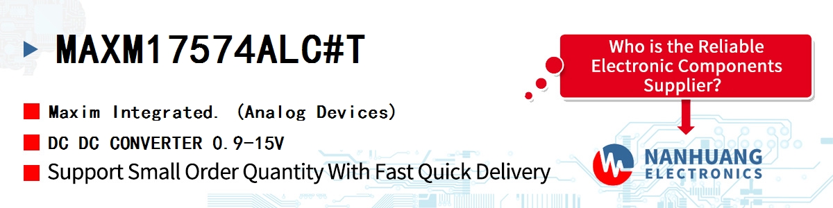 MAXM17574ALC#T Maxim DC DC CONVERTER 0.9-15V