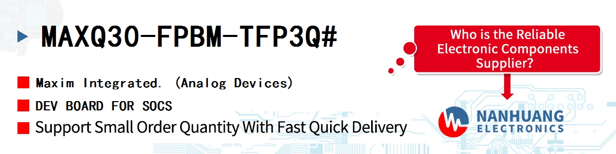 MAXQ30-FPBM-TFP3Q# Maxim DEV BOARD FOR SOCS