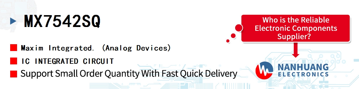 MX7542SQ Maxim IC INTEGRATED CIRCUIT