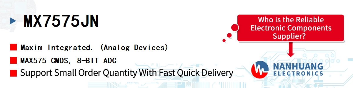 MX7575JN+ Maxim IC ADC 8BIT SAR 18DIP