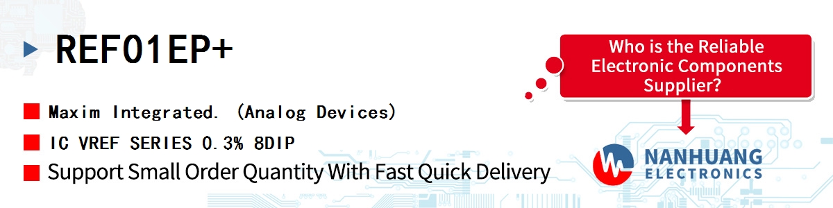 REF01EP+ Maxim IC VREF SERIES 0.3% 8DIP