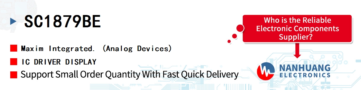 SC1879BE Maxim IC DRIVER DISPLAY